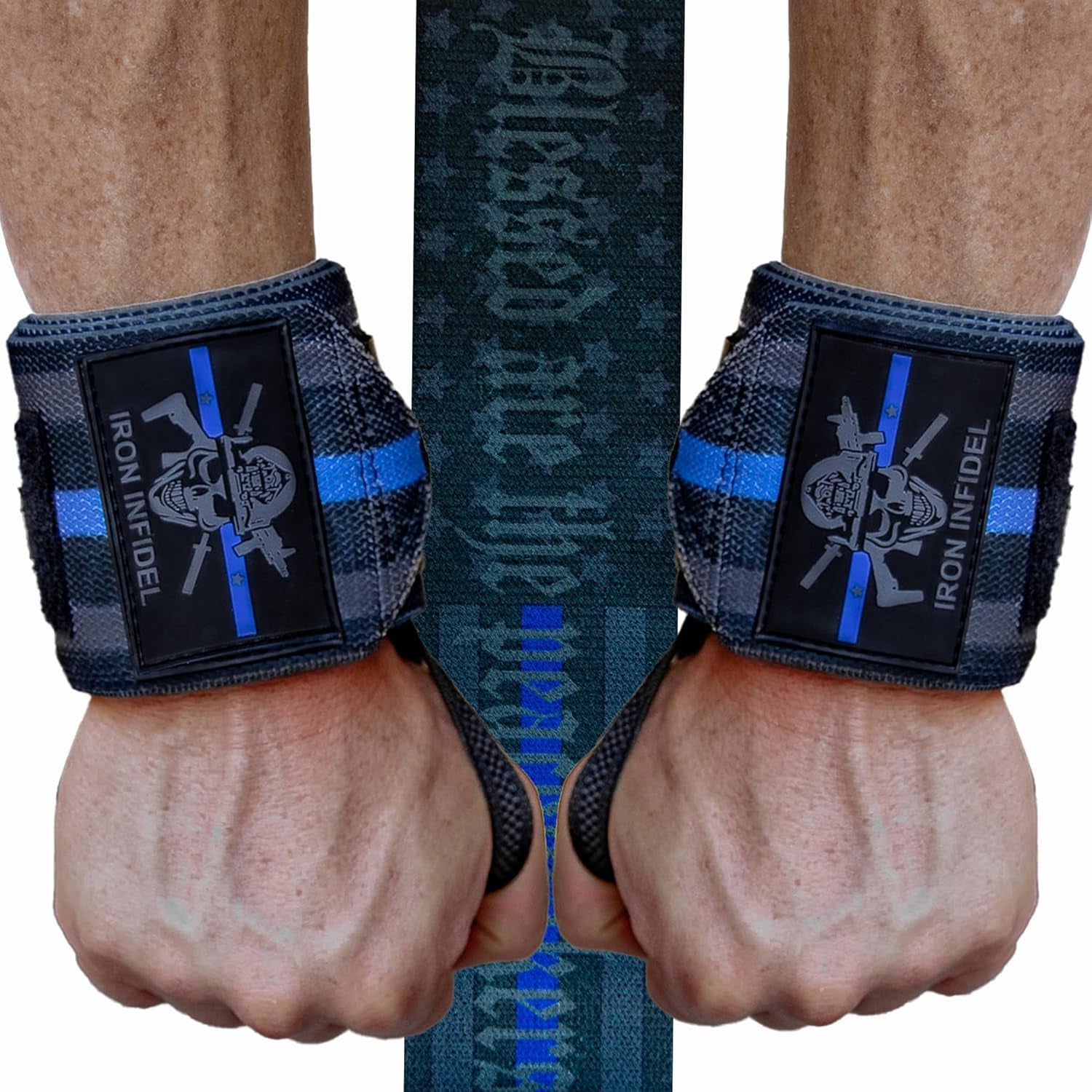 Wrist Wraps for Weightlifting - 18" and 24" Heavy Duty Support for Working Out, Gym Accessories for Men - Use for Lifting, Crossfit, Fitness, Exercise, Bench Press, Powerlifting