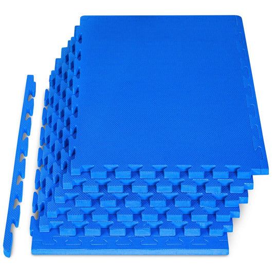 Extra Thick Puzzle Exercise Mat 1", EVA Foam Interlocking Tiles